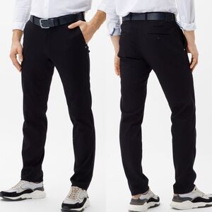 Brax Men's Style Fabio In Hi-Flex Chino Pants, Black (38 W 34‎ L)